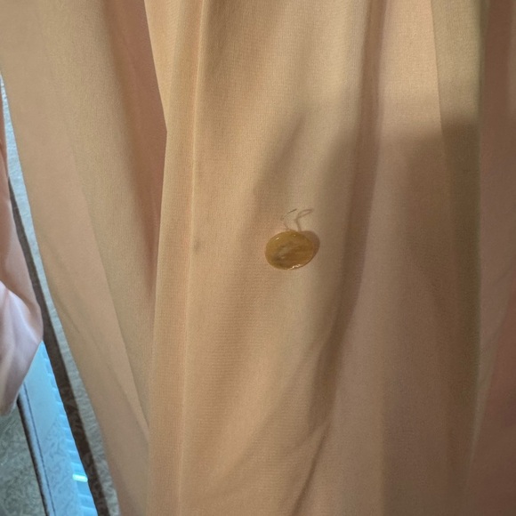 Vintage Women’s Pale Pink Shadowline Long Sleeves Buttoned Down Robe Size XL - Picture 3 of 8